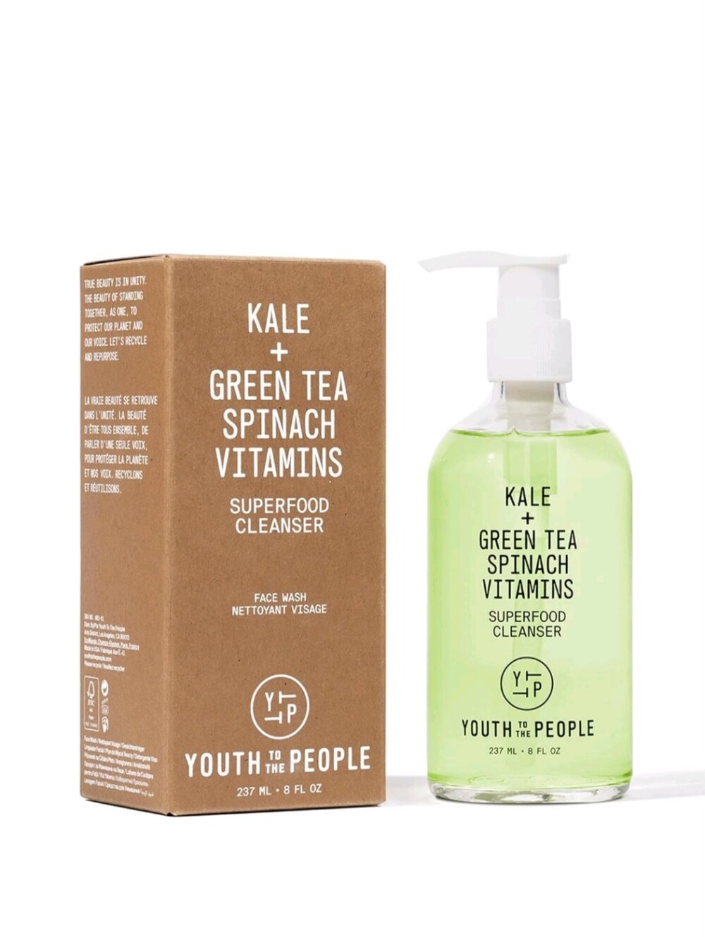 Youth To The People Superfood Facial Cleanser Kale + Green Tea Daily Face Wash